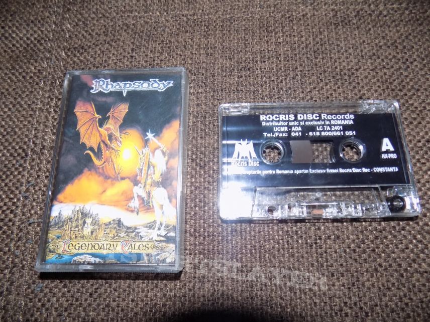 Rhapsody - legendary tales cassette