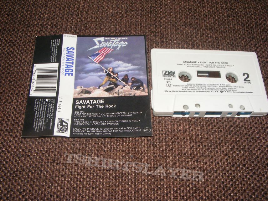 Savatage - fight for the rock cassette