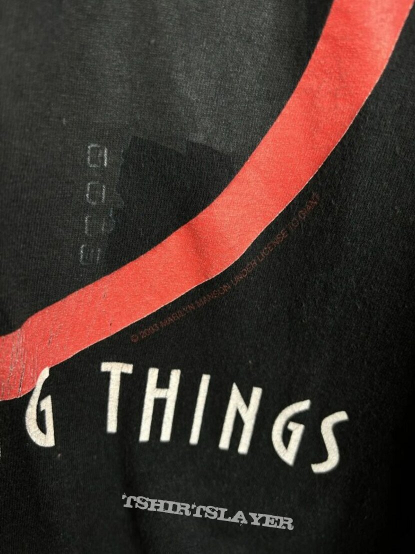 Marilyn Manson 2003 The Bright Young Things T-Shirt Marilyn Manson 2003 The Bright Young Things T-Shirt