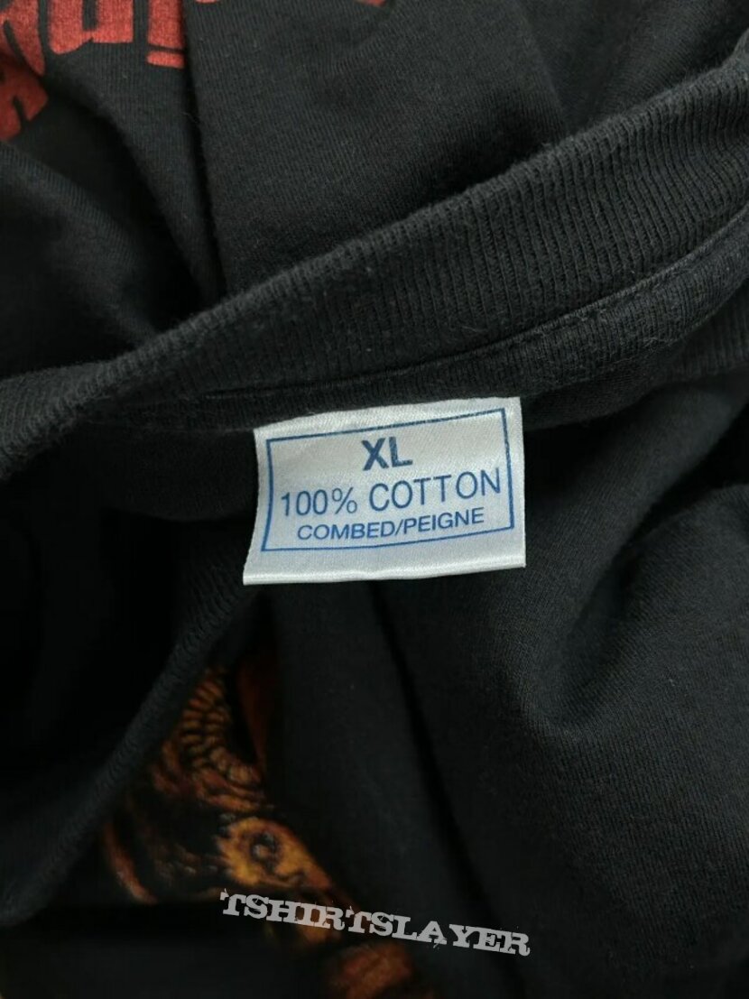 Angelcorpse Iron Blood Blasphemy 2001 T-Shirt Angelcorpse Iron Blood Blasphemy 2001 T-Shirt