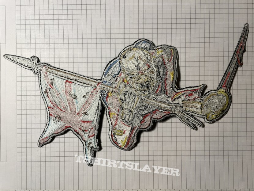 Iron Maiden - The Trooper - Oversize Embroidered Patch Iron Maiden - The Trooper - Oversize Embroidered Patch