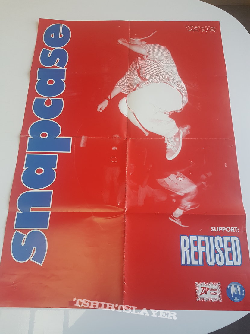 Snapcase; 1996 tourposter