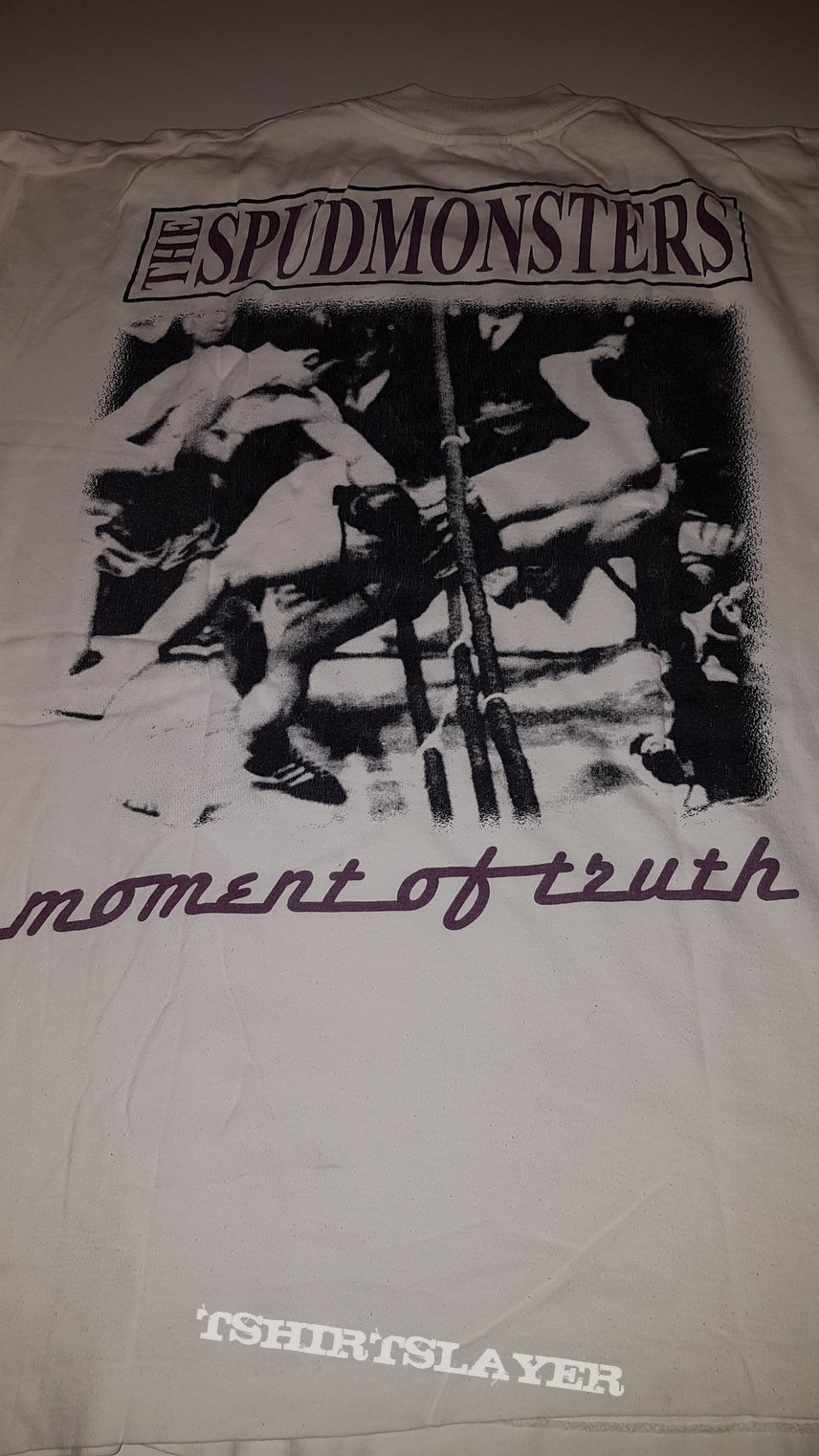 The spudmonsters; Moment of truth shirt 1996