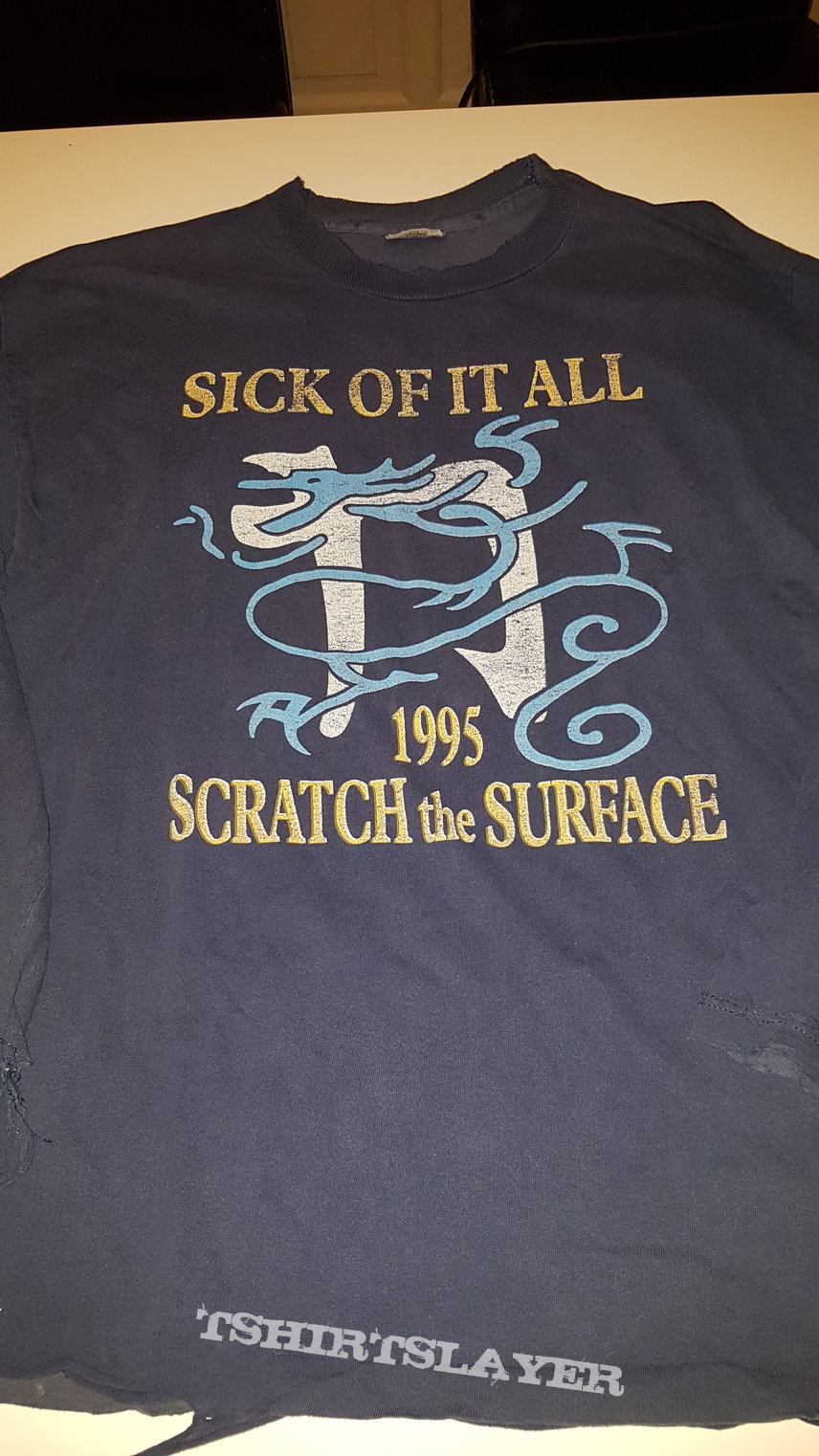 Sick of it all; 1995 scratch the surface tourlongsleeve