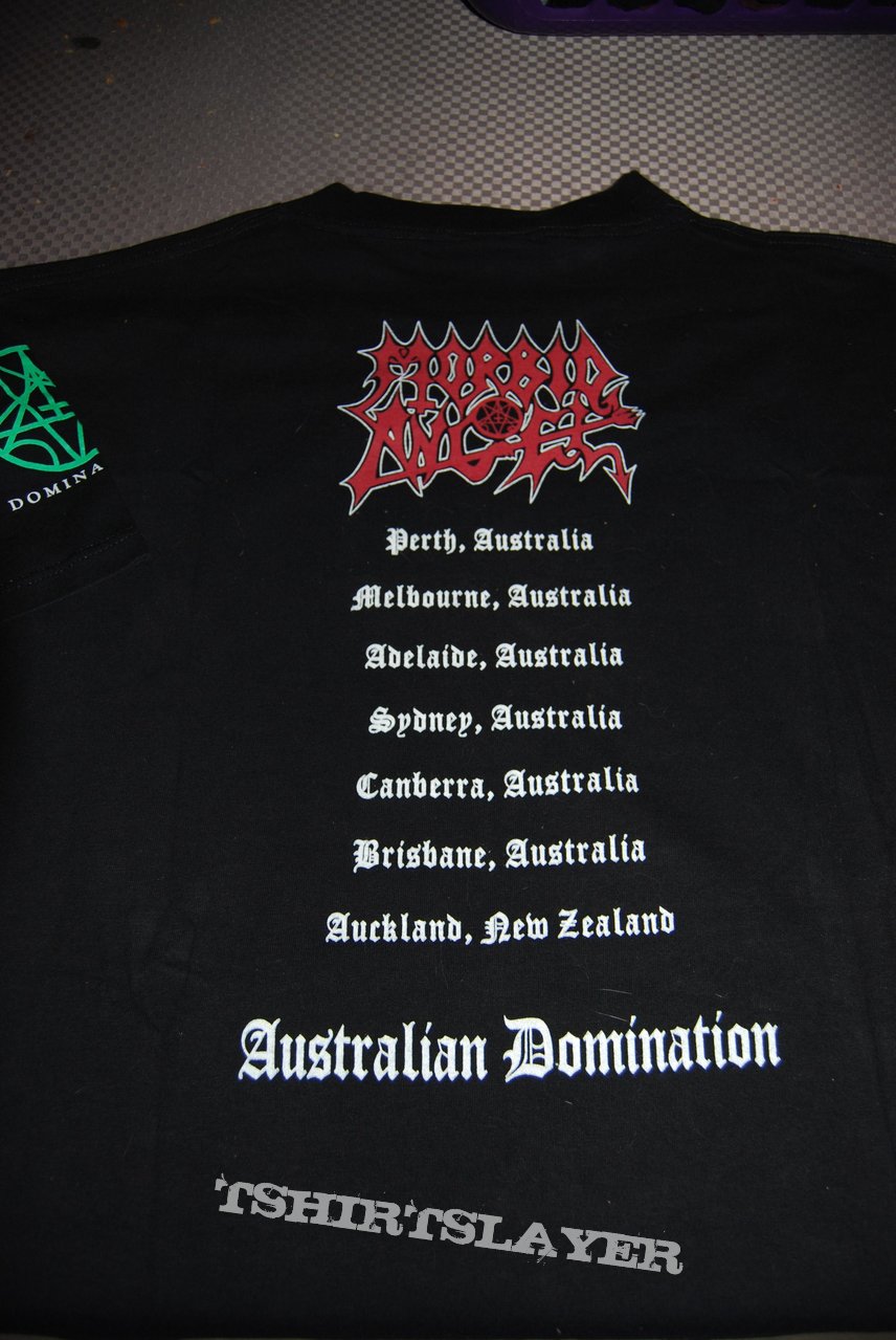 Morbid Angel, australian tourshirt