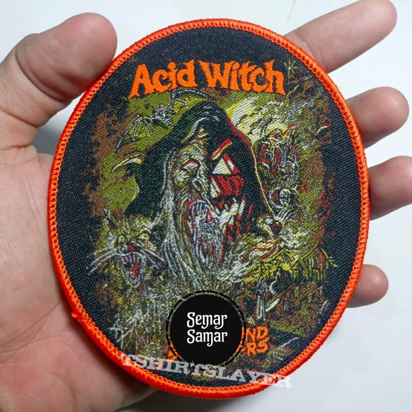 Acid Witch - Evil Sound Screamers Woven Patch Acid Witch - Evil Sound Screamers Woven Patch