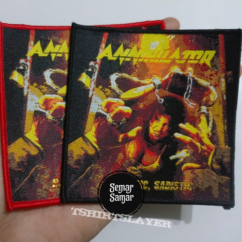 Annihilator - Ballistic Sadistic Woven Patch Annihilator - Ballistic Sadistic Woven Patch