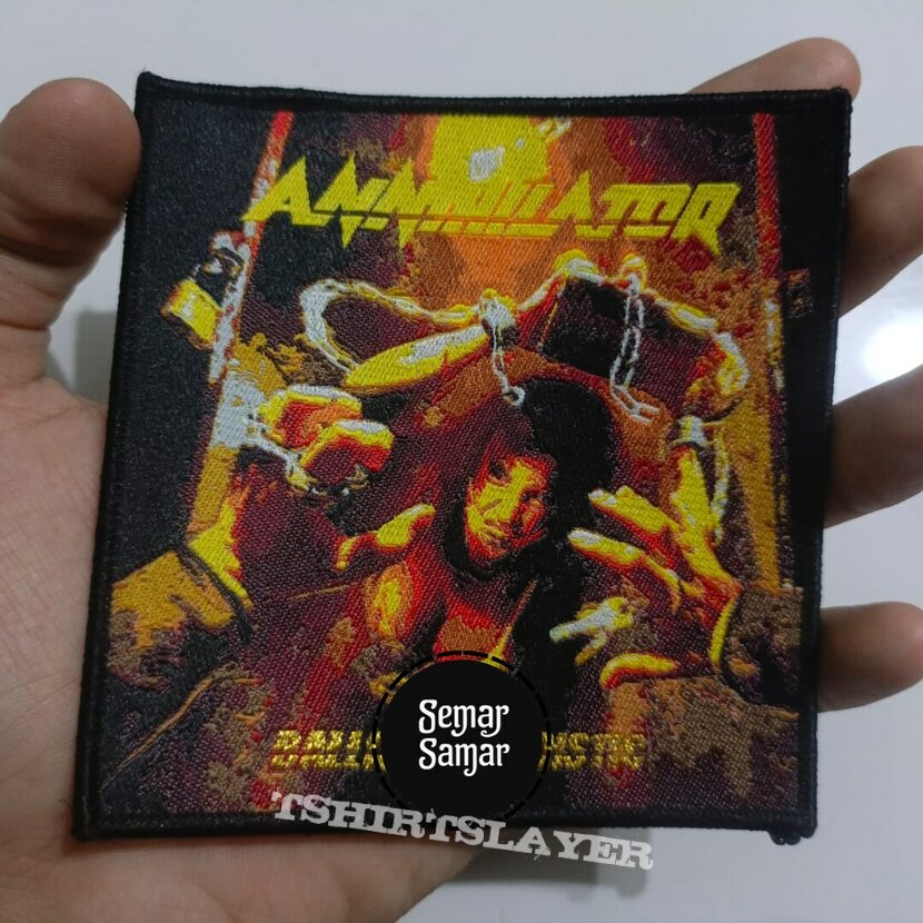 Annihilator - Ballistic Sadistic Woven Patch Annihilator - Ballistic Sadistic Woven Patch