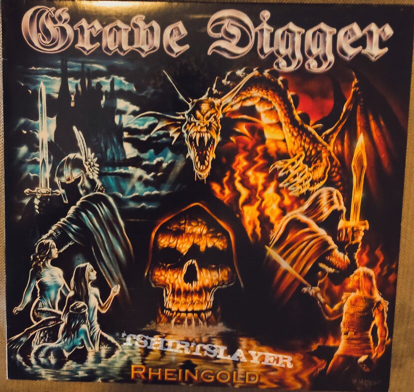 Grave Digger - Rheingold 2003 Limited Edition Picture LP Nuclear Blast Hard Rock Heavy Metal M.69 Grave Digger - Rheingold 2003 Limited Edition Picture LP Nuclear Blast Hard Rock Heavy Metal M.69