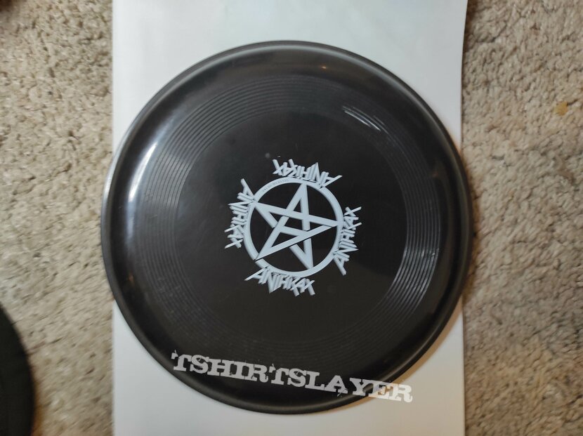 Anthrax promo Frisbee anni 90 nero Anthrax promo Frisbee anni 90 nero