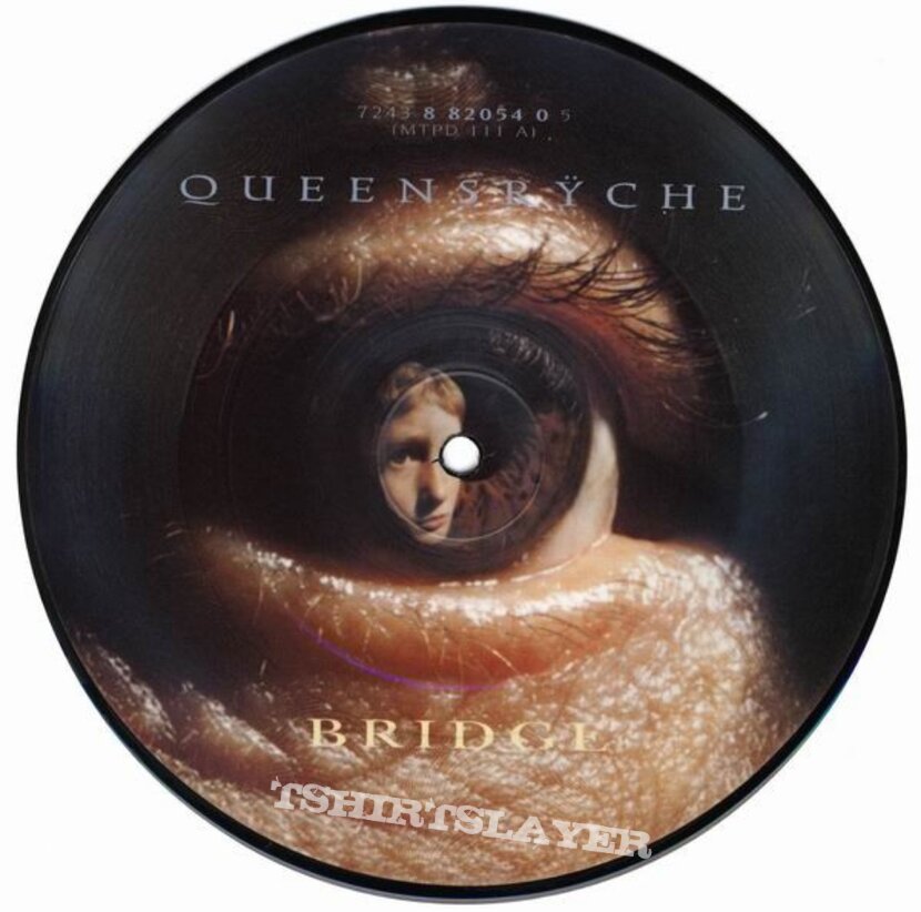 Queensryche - Bridge 7&quot; Limited Edition Picture LP Includes an exclusive poster sized 100x150 EMI UK 1995 Progressive Heavy Metal M.25