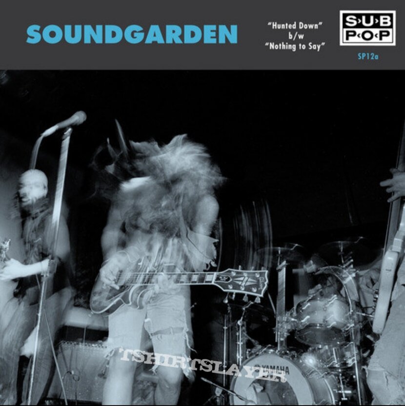 Soundgarden - Hunted Down b/w Nothing to Say 2010 Limited Edition 5475 copies,reissue, Orange Translucent Vinyl for the R.S.D. Includes voucher with code to download mp3&#039;s of the 2 tracks Fold over picture sleeve Sub Pop Alternative Rock Grunge M.35