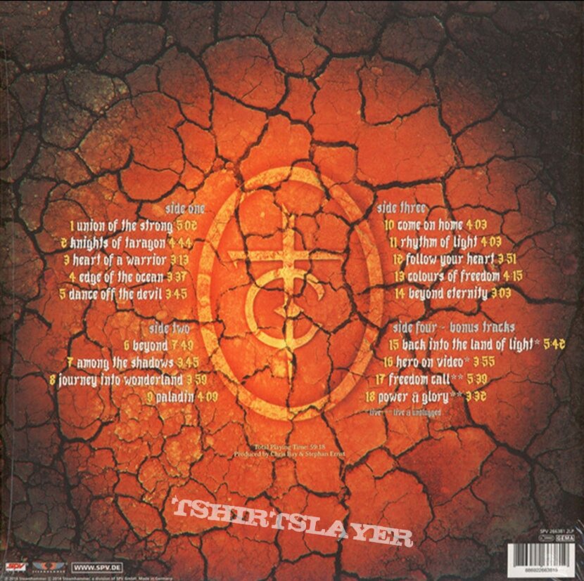 Freedom Call - Beyond 2014 Limited Edition 2 LP Orange Gatefold Steamhammer Germany Power Metal M.49