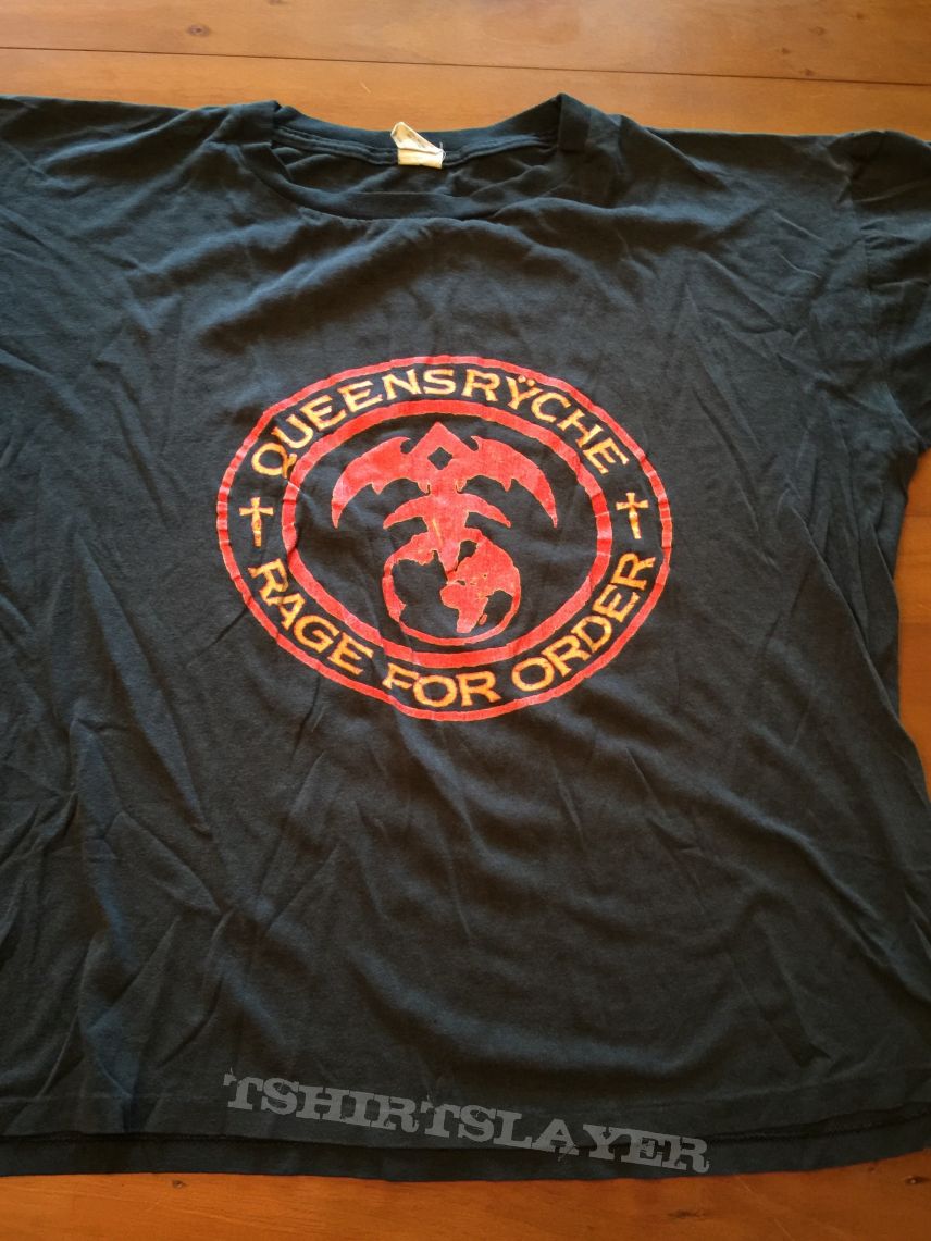 Queensryche Queensrÿche Rage For Order Tour 1986-87 Shirt