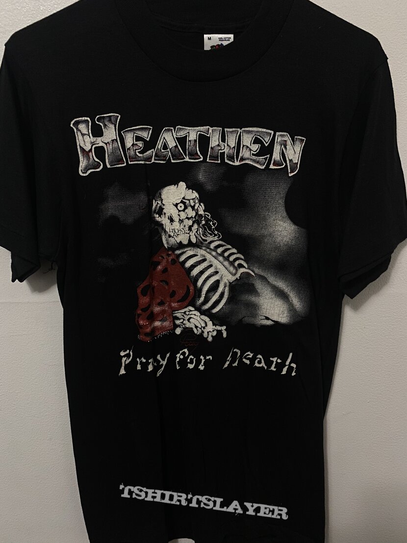 Heathen “Pray For Death” Original Demo Shirt 85/86