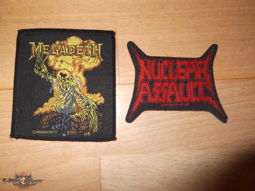 Ac/dc bp &amp; Nuclear assault / Megadeth patch