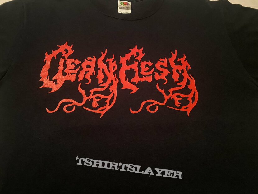 CLEAN FLESH Red Logo Shirt