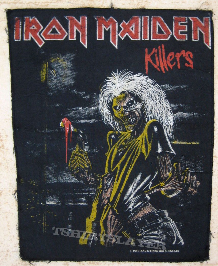 Iron Maiden - Killers used 1981 backpatch