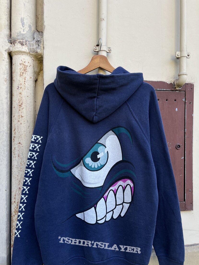 1995 90s NOFX &quot;Monster Tour&quot; Punk Album Era Double Print Hoodie