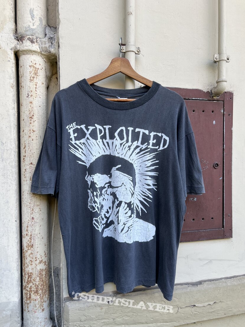 1990's The Exploited Double print t shirt