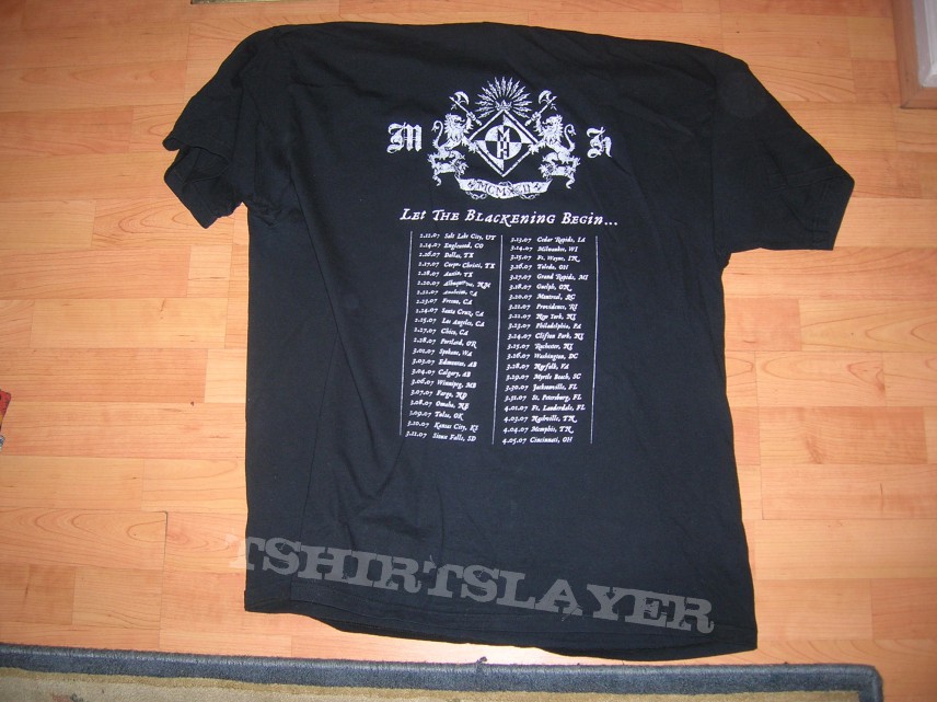 Machine Head Machinehead 2007 Blackening Tour Shirt