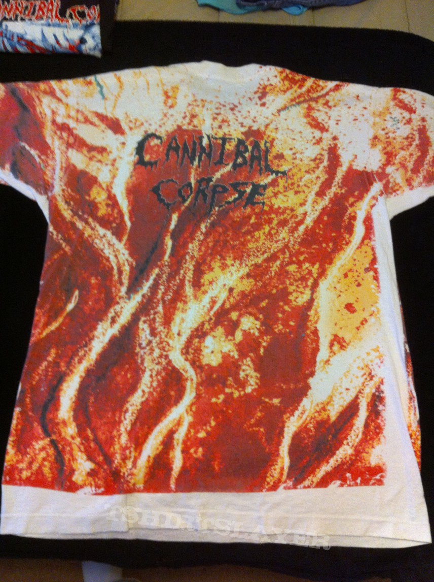TShirt or Longsleeve - Cannibal Corpse Bleeding all over print
