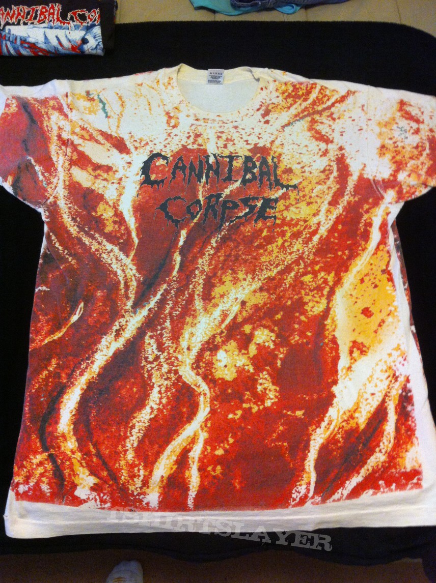 TShirt or Longsleeve - Cannibal Corpse Bleeding all over print