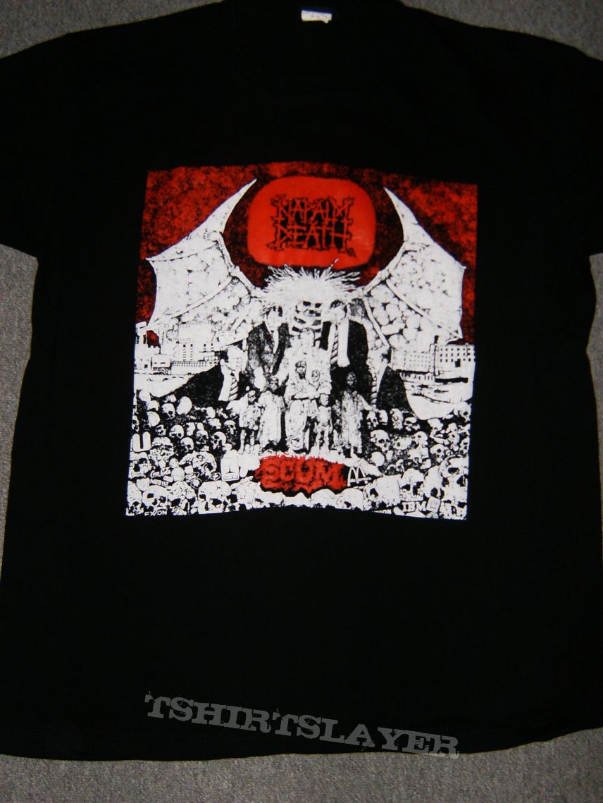 napalm death red scum shirt