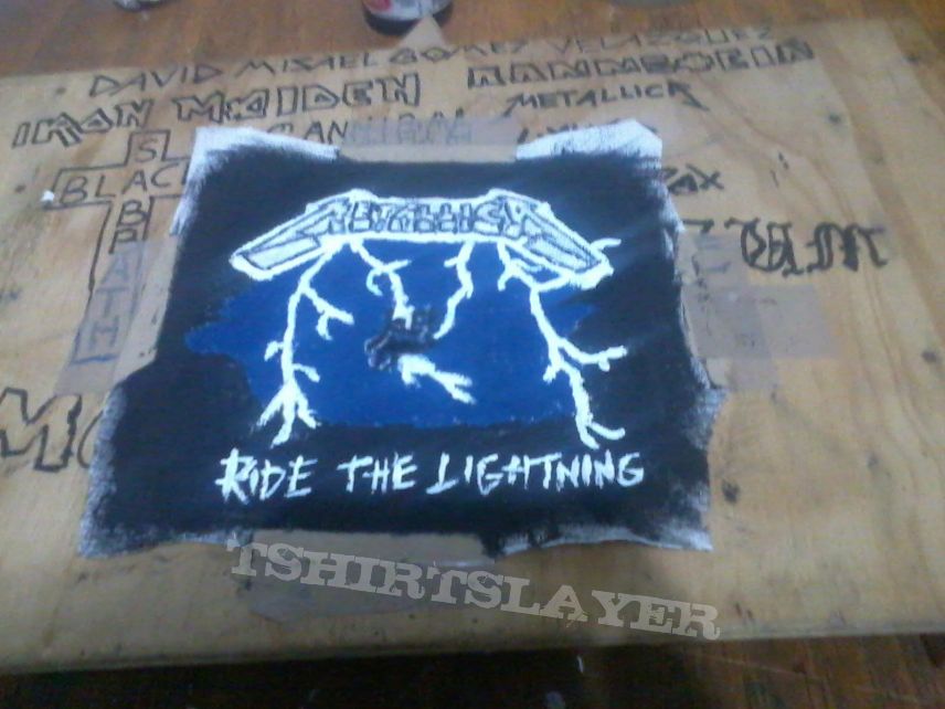 Metallica DIY Ride The Lightning patch Metallica DIY Ride The Lightning patch