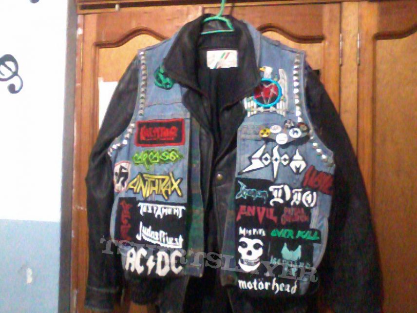 Slayer My battle jacket with home-made patches