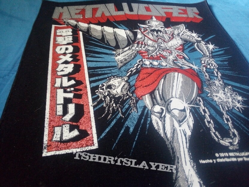 Metalucifer - &quot;Heavy Metal Drill&quot; official backpatch