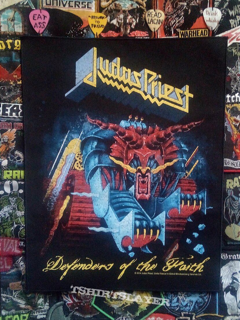 Judas Priest - &quot;Defenders Of The Faith&quot; backpatch 