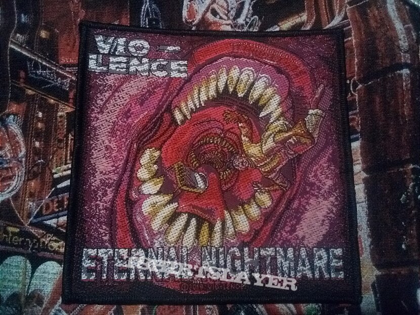 Vio-Lence - &quot;Eternal Nightmare&quot; woven patch 