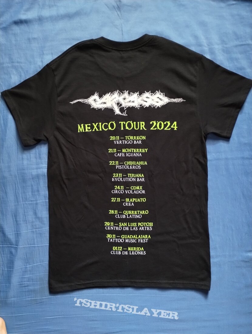 Carcass - "Symphonies of Sickness" Mexican Tour tshirt Carcass - "Symphonies of Sickness" Mexican Tour tshirt