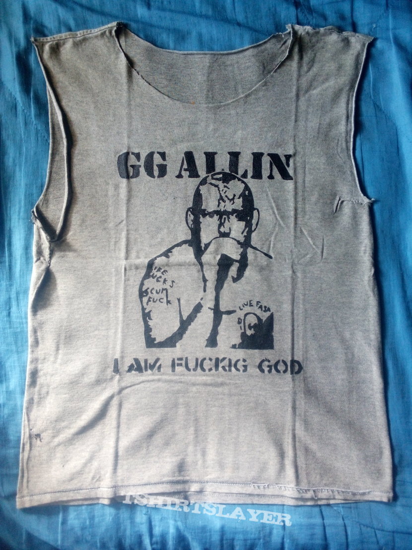 GG Allin DIY shirt