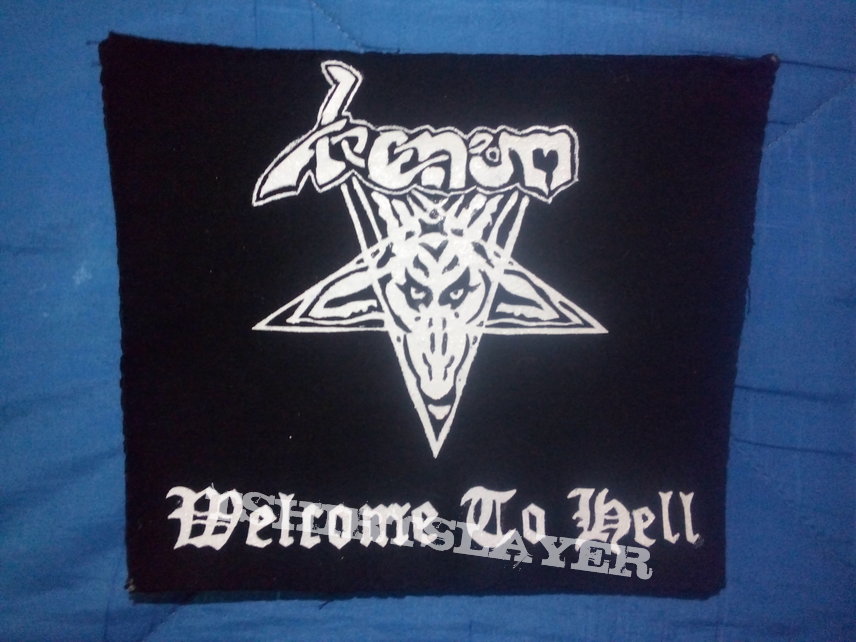 Venom - &quot;Welcome to Hell&quot; DIY backpatch