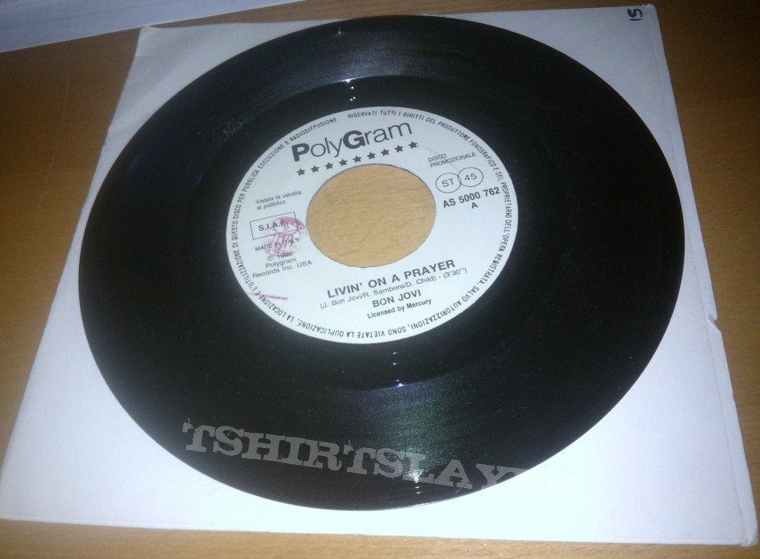 Warlock - Love Song / Bon Jovi - Livin&#039; on a Prayer 7&quot;