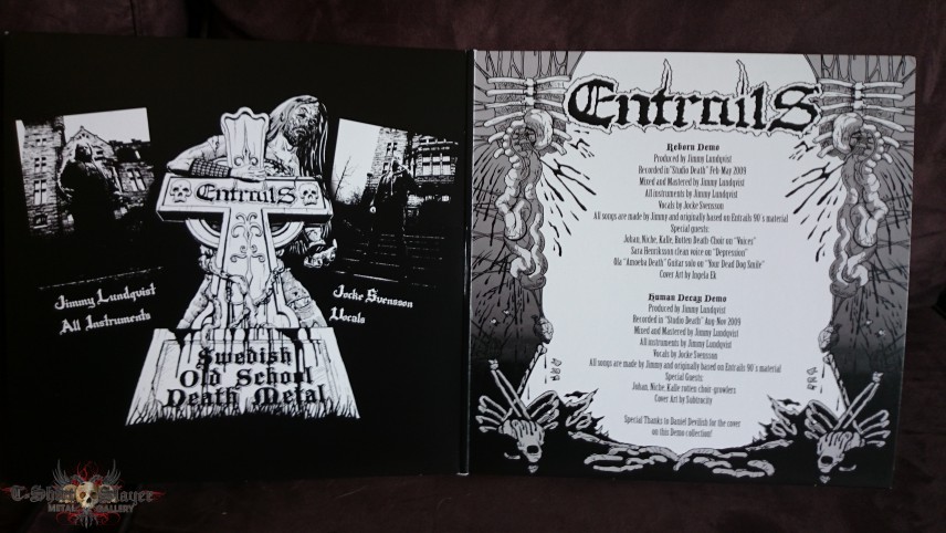 Entrails - Resurrected From The Grave/Demo Collection (LTD clear/black slatter DLP)