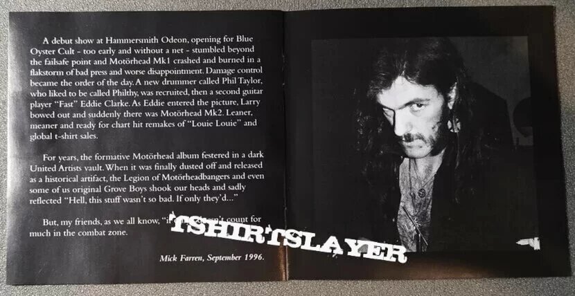 Motörhead Motorhead - On Parole 