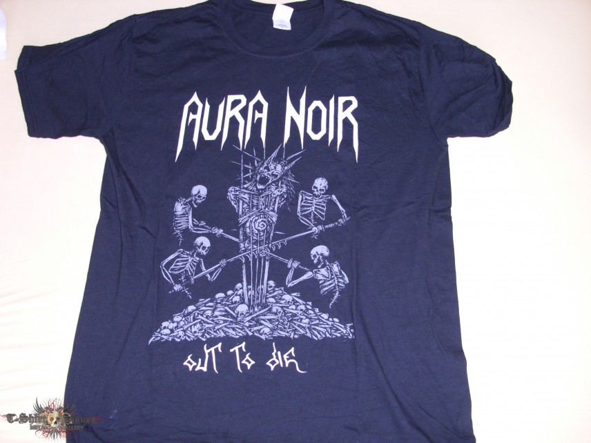 Aura Noir - out to die in Schlotheim shirt