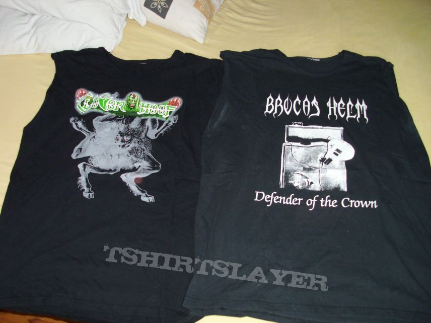 Cloven Hoof, Brocas Helm shirts