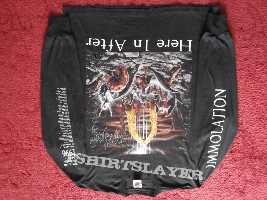 Immolation - Here In After European Tour longsleeve.