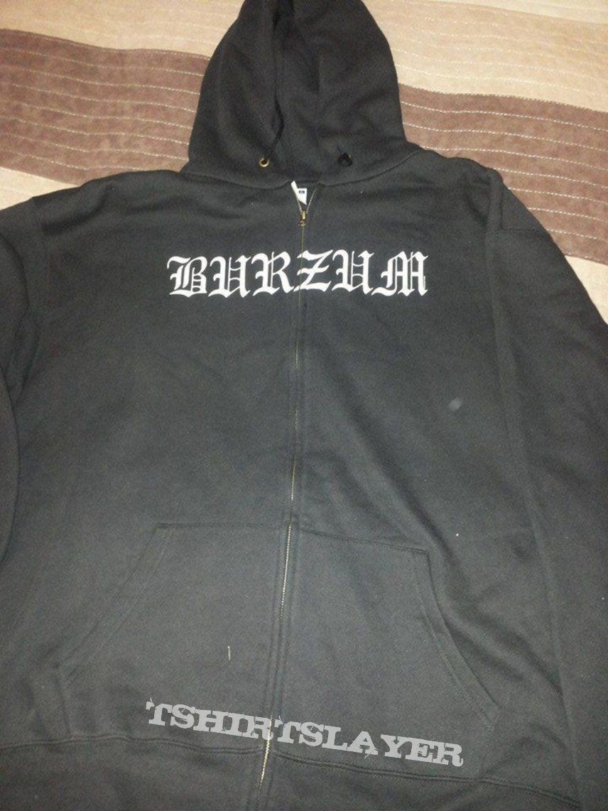 Burzum - Aske zipper hoodie, XL.