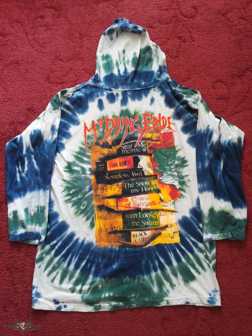 My Dying Bride - Turn Loose The Swans OG hooded tie-dye, RARE, size L.