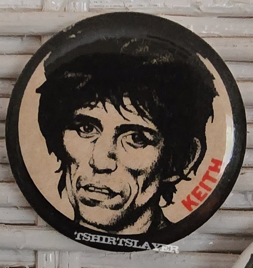 The Rolling Stones Keith Richards Button The Rolling Stones Keith Richards Button