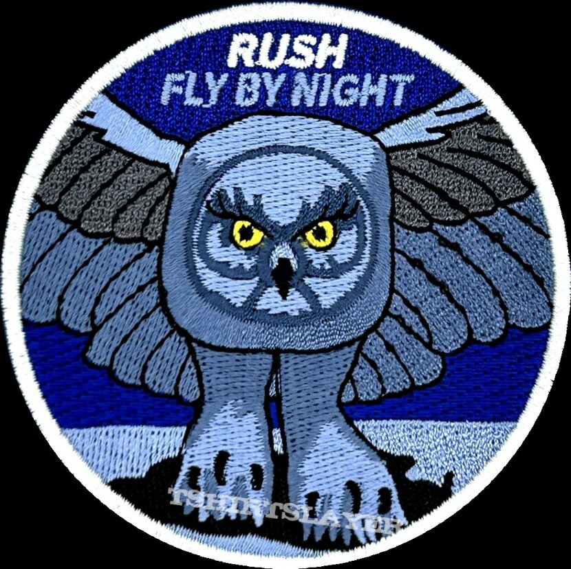 Rush Fly By Night Round Patch Rush Fly By Night Round Patch