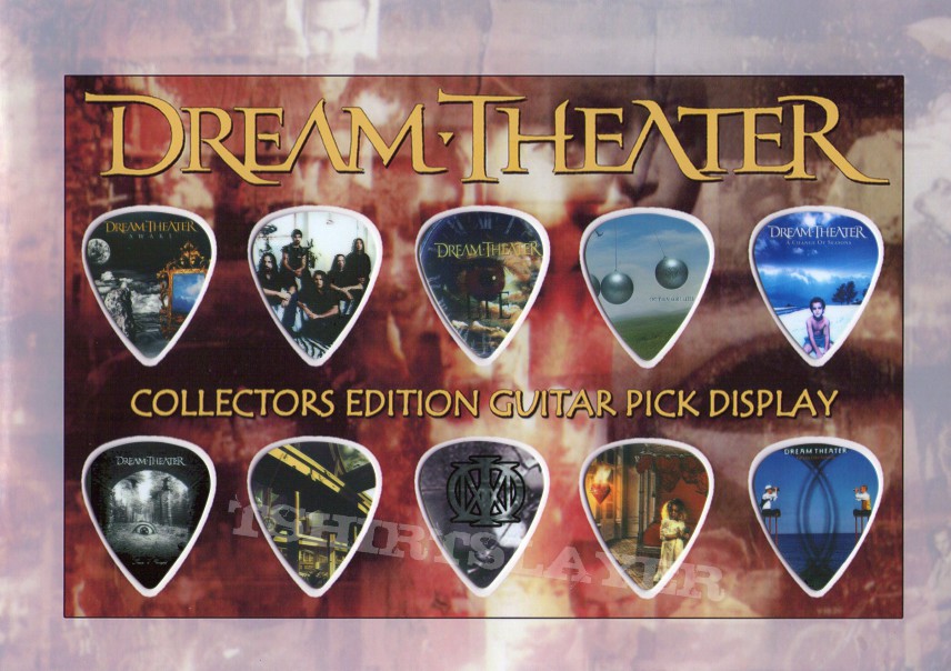 Set of Dream Theater guitar picks | TShirtSlayer TShirt and BattleJacket  Gallery