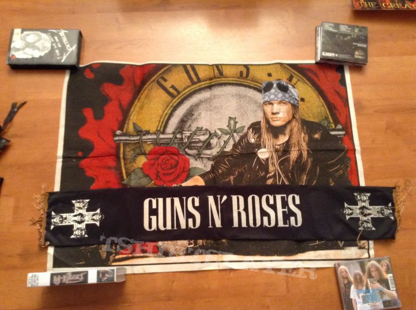 Guns N&#039; Roses Guns N roses appetite banner 1987