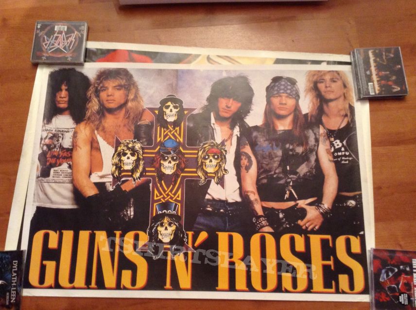 Guns N&#039; Roses Guns N Roses poster 1987-1988 