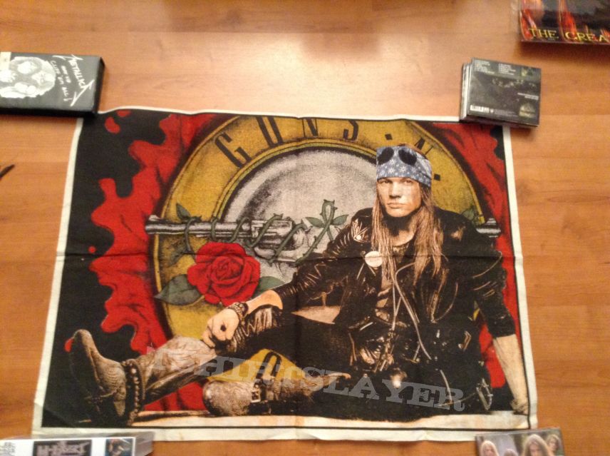 Guns N&#039; Roses Guns N Roses flag banner 1993